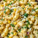 Perfect Mexican Street Corn Pasta Salad - homefoodkitchen