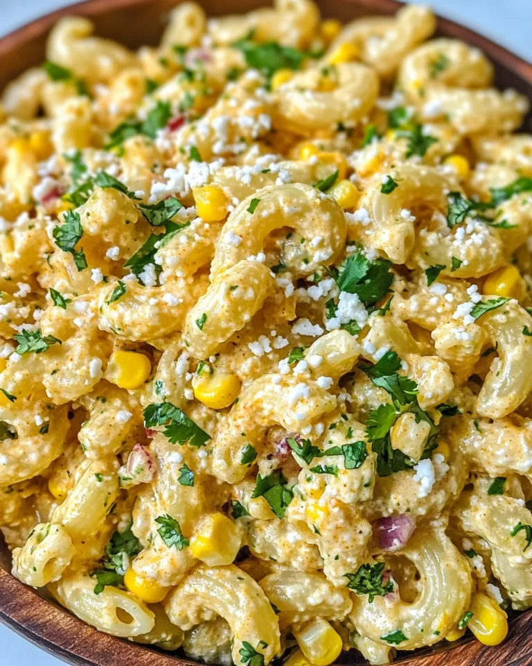 Perfect Mexican Street Corn Pasta Salad - homefoodkitchen