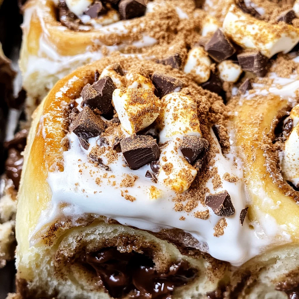 S'mores Cinnamon Rolls