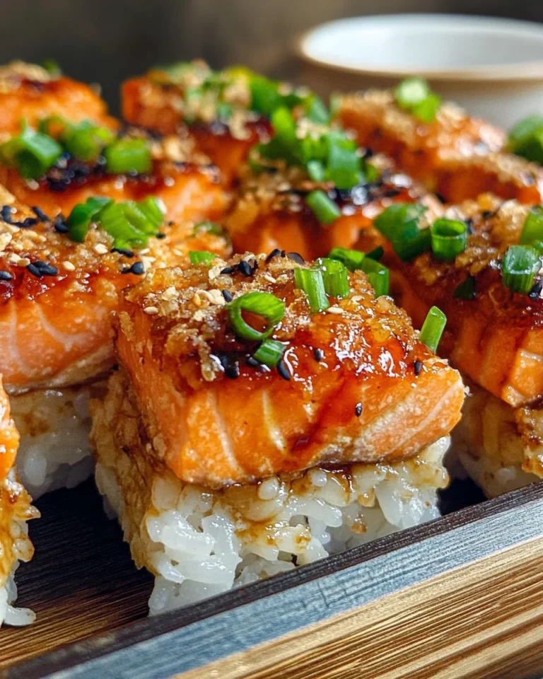 Spicy Salmon Sushi Bake Recipe