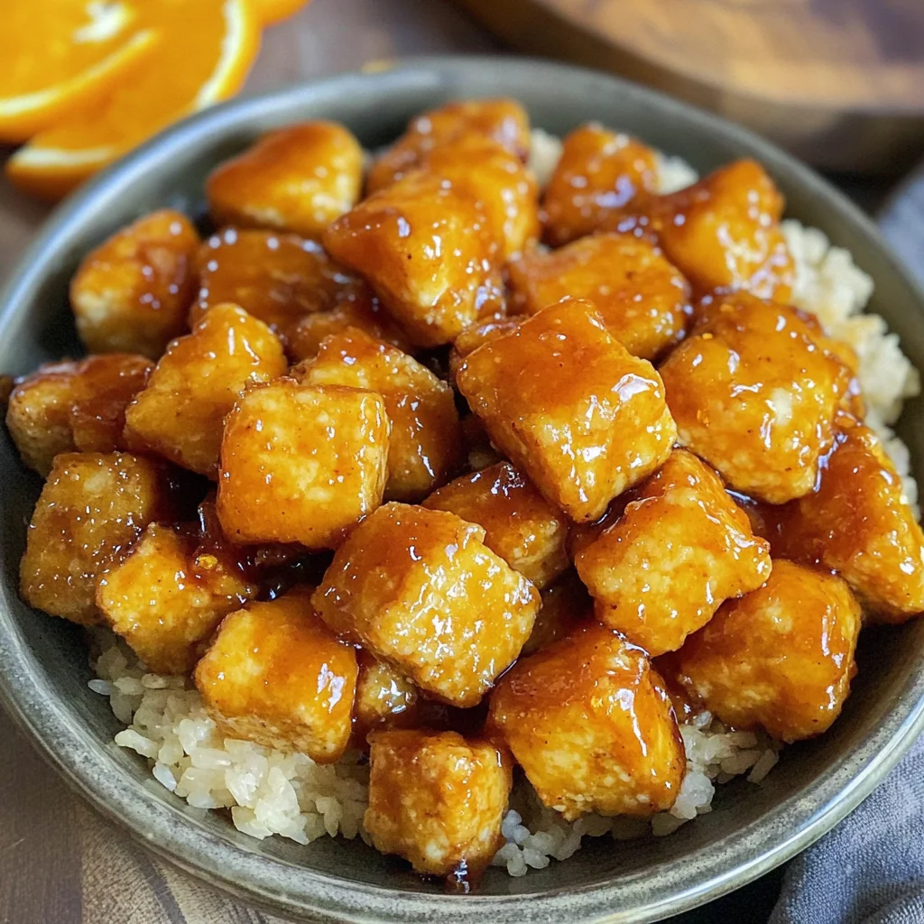 Vegan Orange Chicken (Tofu)