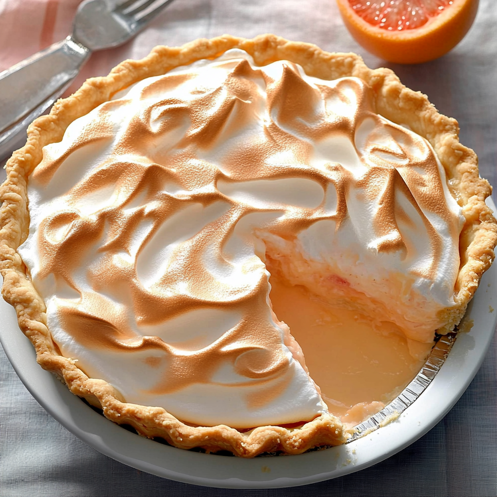 Grapefruit Meringue Pie