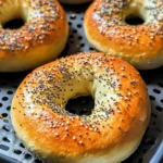 Air Fryer Protein Bagels