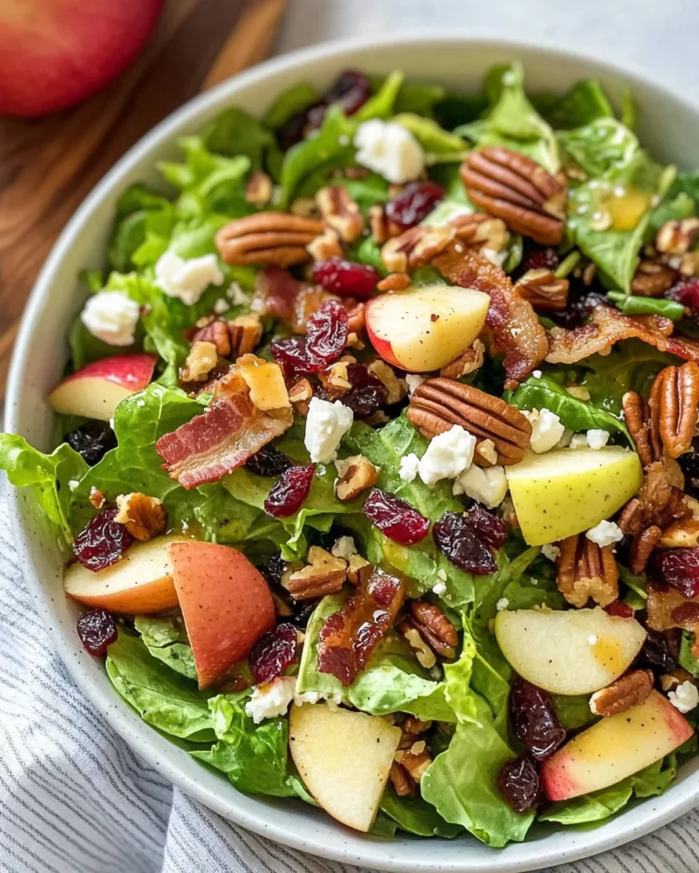 Autumn Salad with Apple Cider Vinaigrette