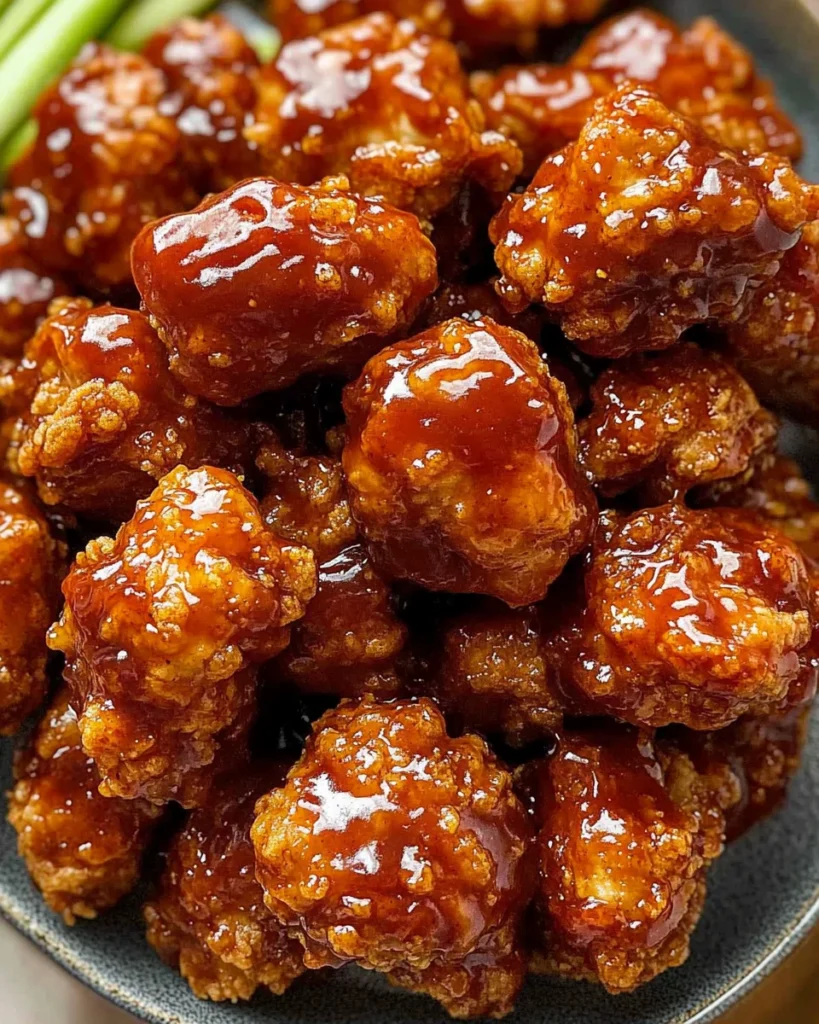 Baked Honey BBQ Chicken Bites