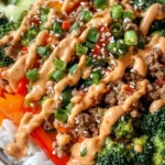 Bang Bang Ground Turkey Rice Bowls
