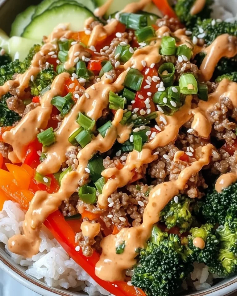 Bang Bang Ground Turkey Rice Bowls