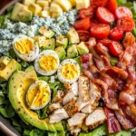 Best Cobb Salad Recipe with Chicken and Bacon