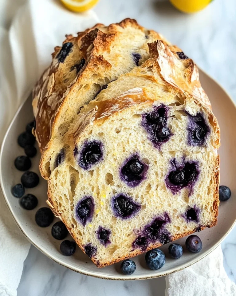 Blueberry Lemon Sourdough Bread