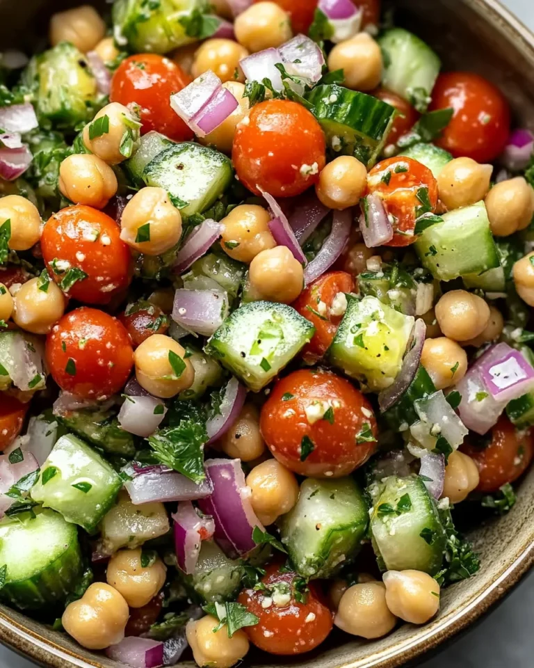 Chickpea Cucumber Salad (The Ultimate Refreshing Recipe)