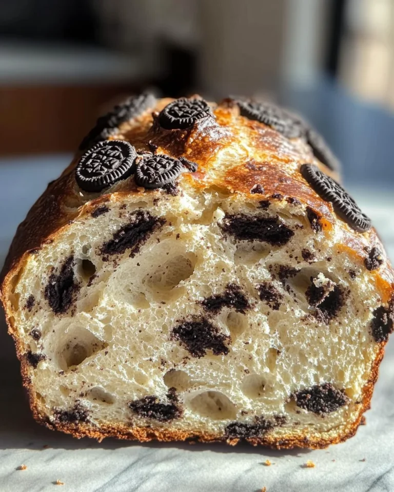 Cookies and Cream Sourdough Bread