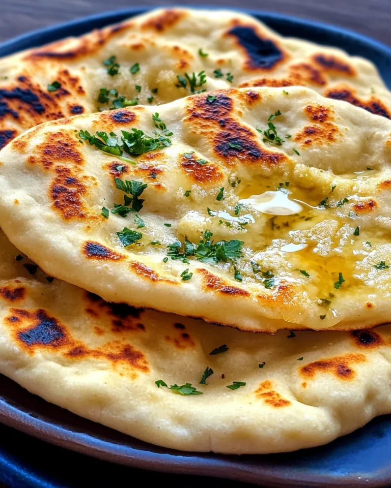 Cottage Cheese Garlic Naan (High Protein, No Yeast!)