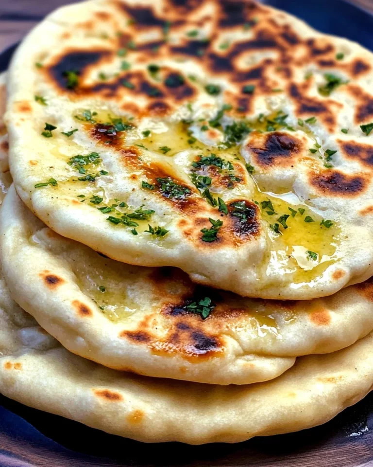 Cottage Cheese Garlic Naan (High Protein, No Yeast!)