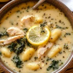 Creamy Winter Lemon Chicken Gnocchi Soup
