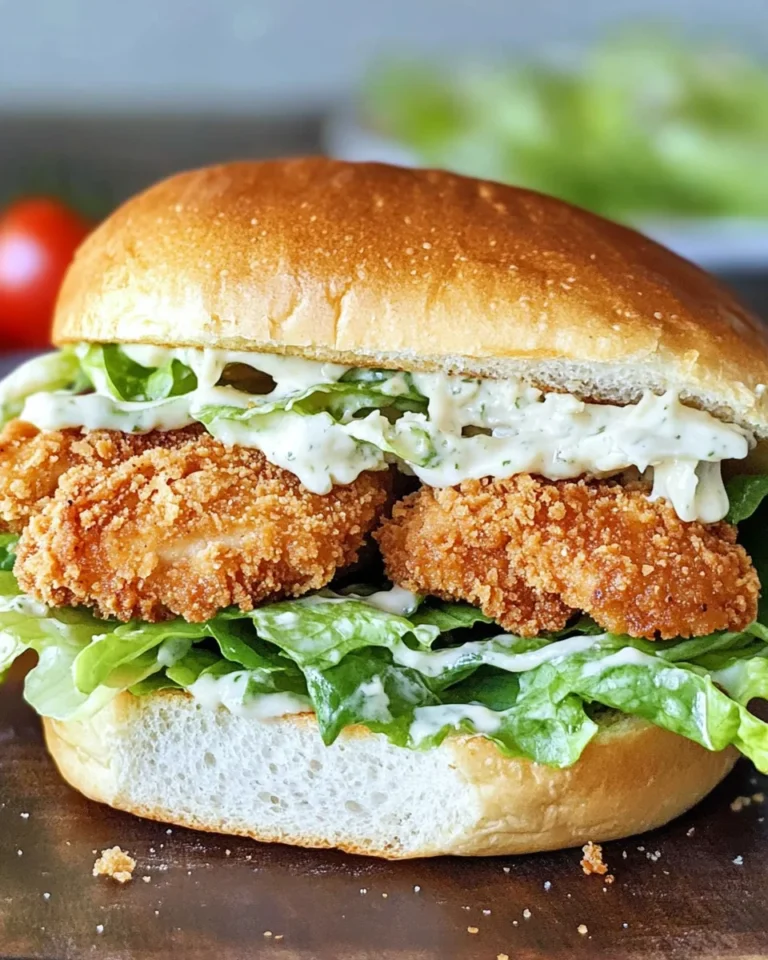 Crunchy Chicken Caesar Sandwich