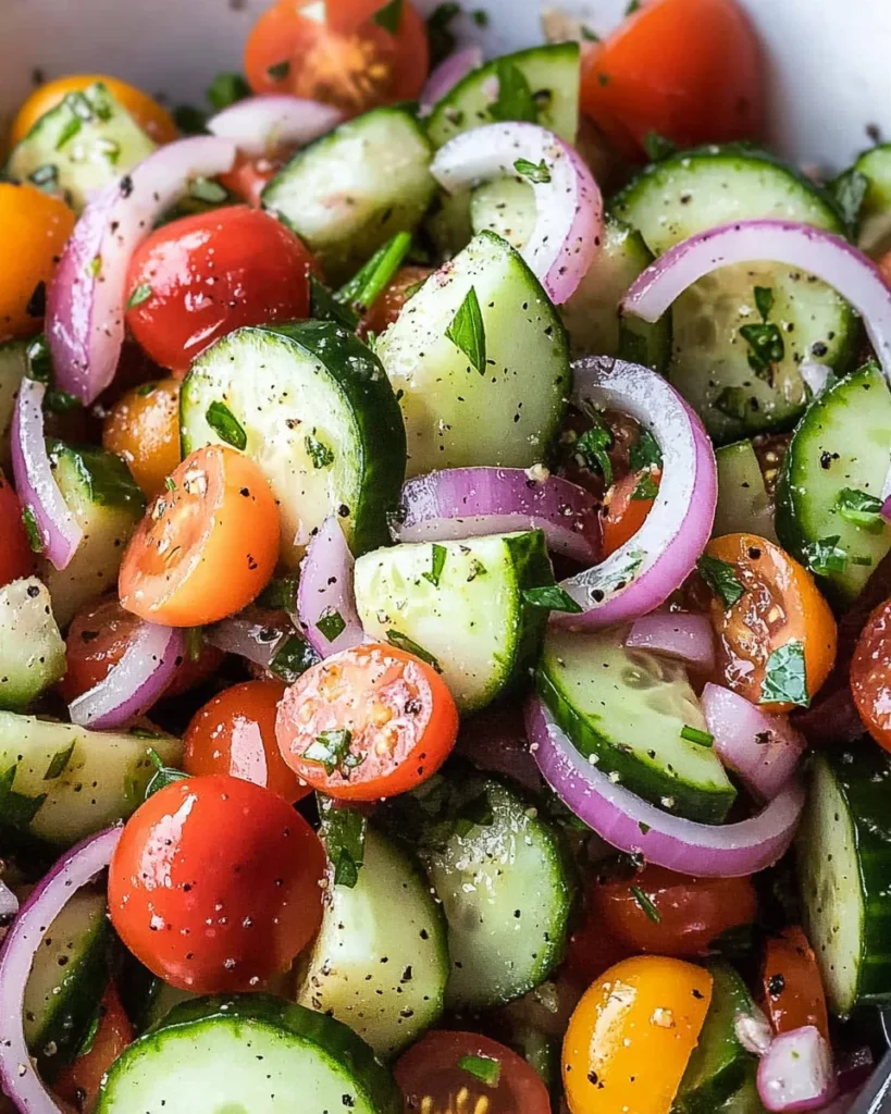 Cucumber Tomato Salad