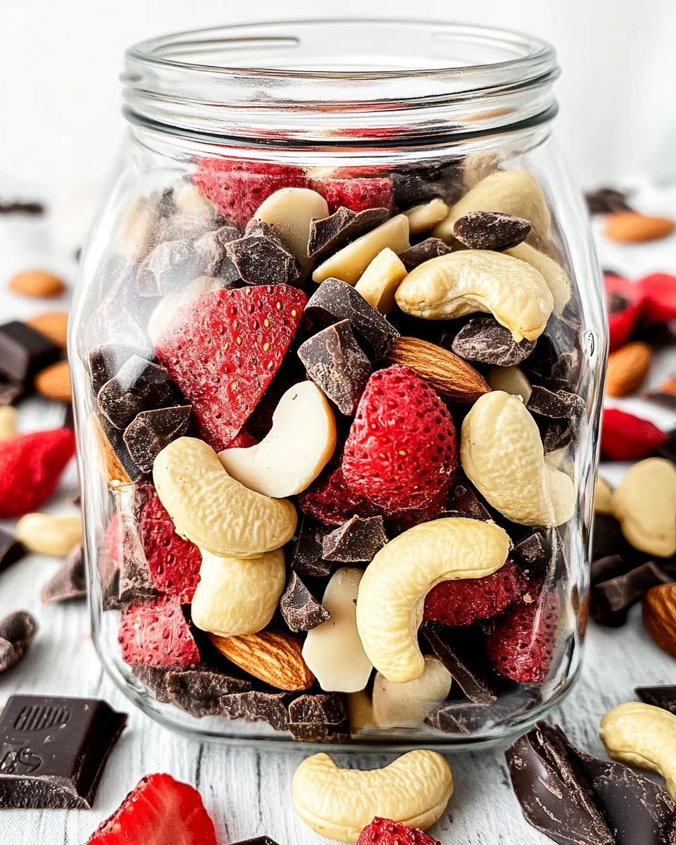 Dark Chocolate Trail Mix Recipe {Heart Healthy}