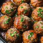 Easy Baked Italian Meatballs