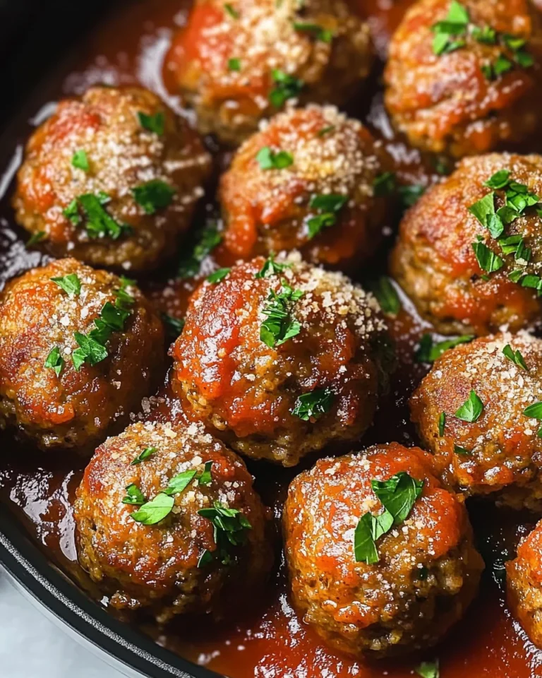 Easy Baked Italian Meatballs