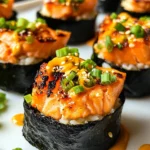 Easy Baked Salmon Sushi Cups (Viral Recipe)