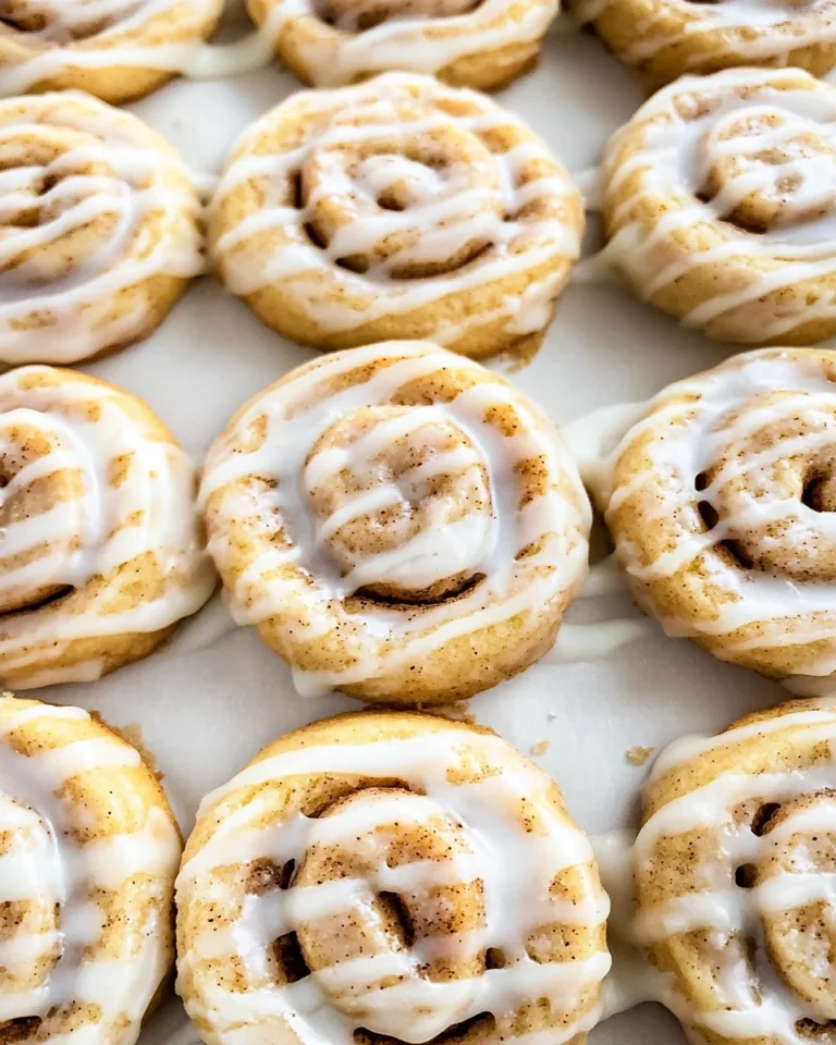 Easy Cinnamon Roll Cookies
