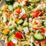 Easy Lemon Orzo Salad with Feta