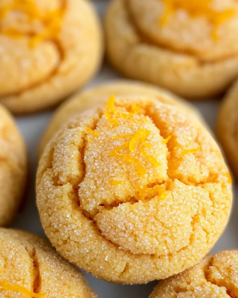 Easy Orange Cookies (With Cake Mix)