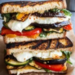 Grilled Veggie & Mozzarella Sandwiches