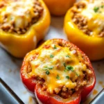 Ground Beef Stuffed Peppers