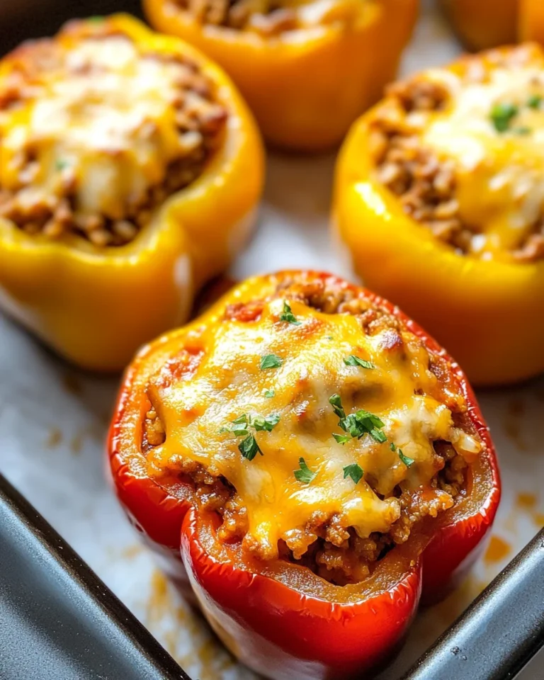 Ground Beef Stuffed Peppers