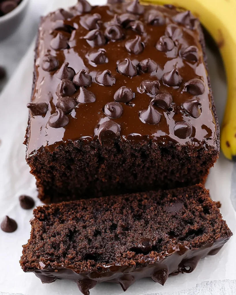 Healthy Chocolate Banana Bread