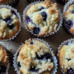 One-Bowl Blueberry Sourdough Muffins