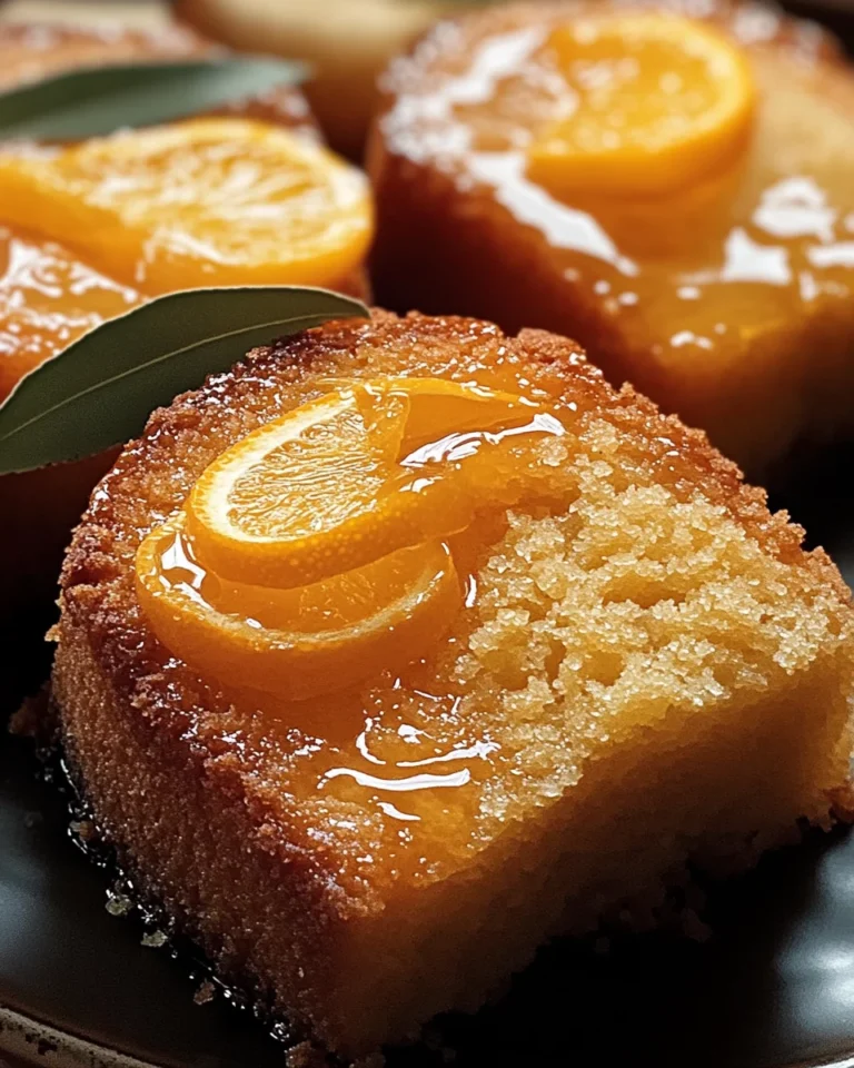 Orange Ginger Honey Cakes