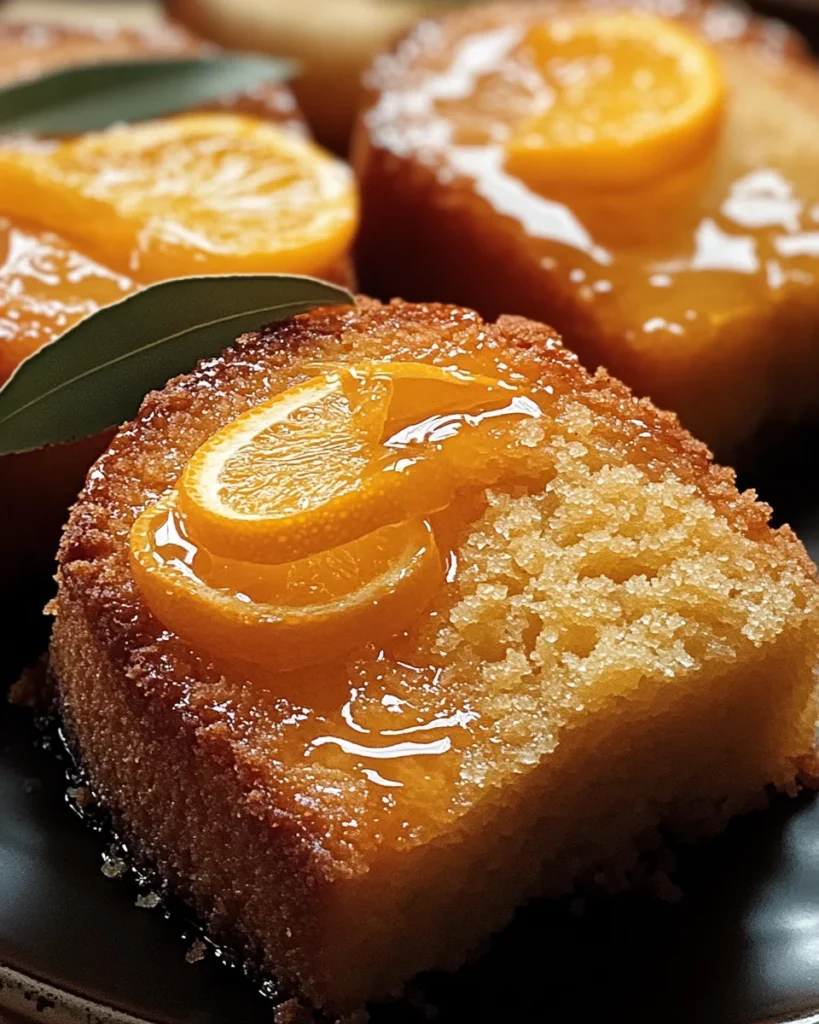 Orange Ginger Honey Cakes