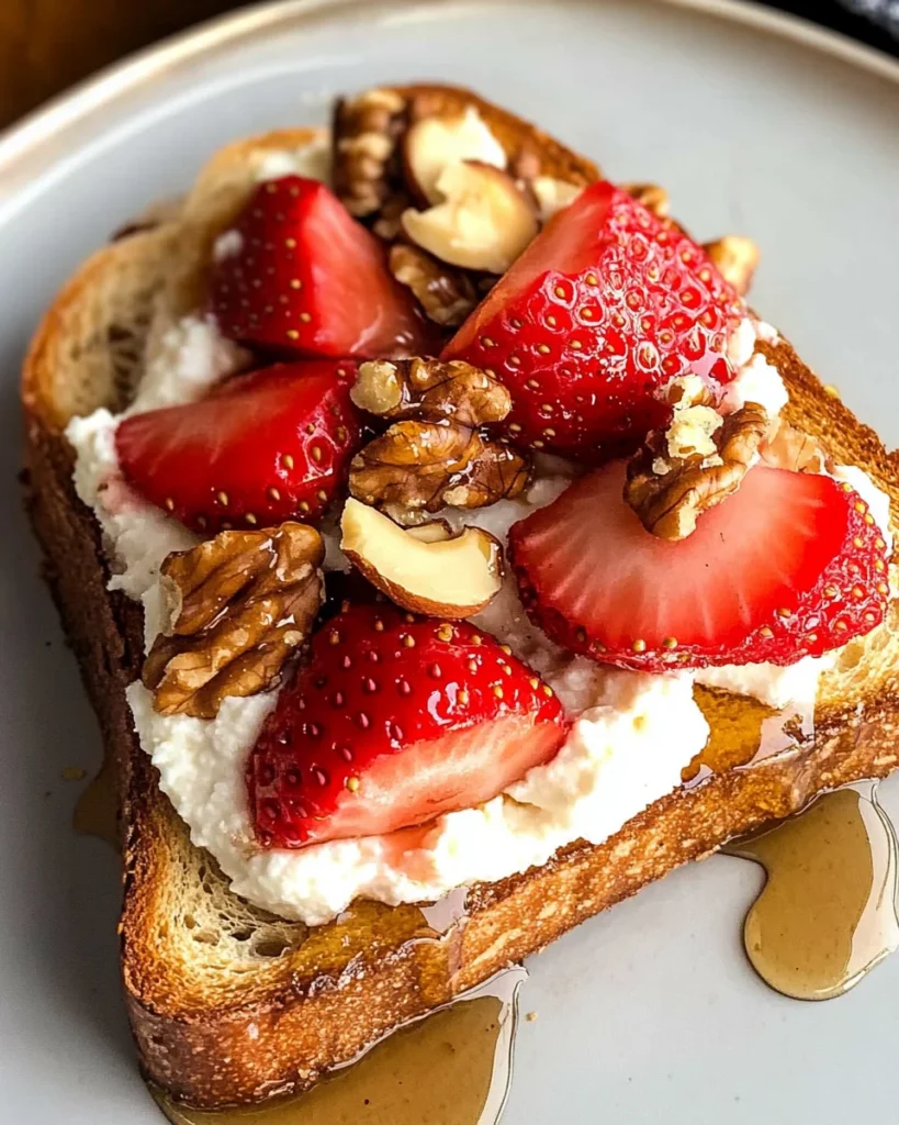 Ricotta Honey Toast