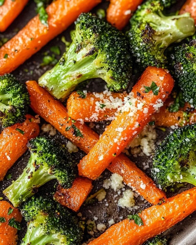 Roasted Broccoli and Carrots