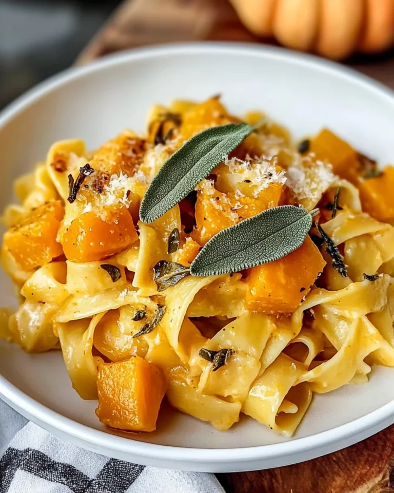 Savory Butternut Squash & Sage Pasta
