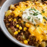 Slow Cooker Cowboy Potato Casserole