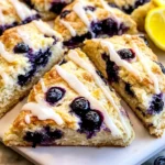 Sourdough Discard Blueberry Lemon Scones
