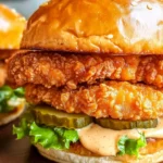 Spicy Chicken Sandwich with Creamy Homemade Sauce