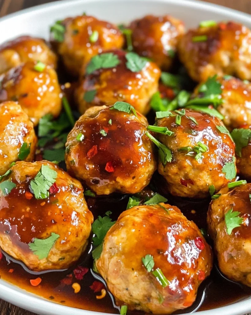 Sweet Chili Sauce Turkey Meatballs Recipe