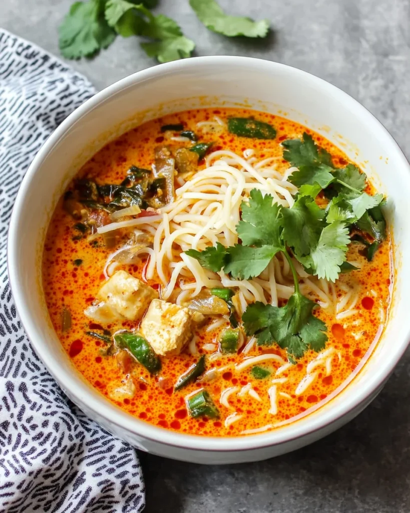 Thai Red Curry Soup