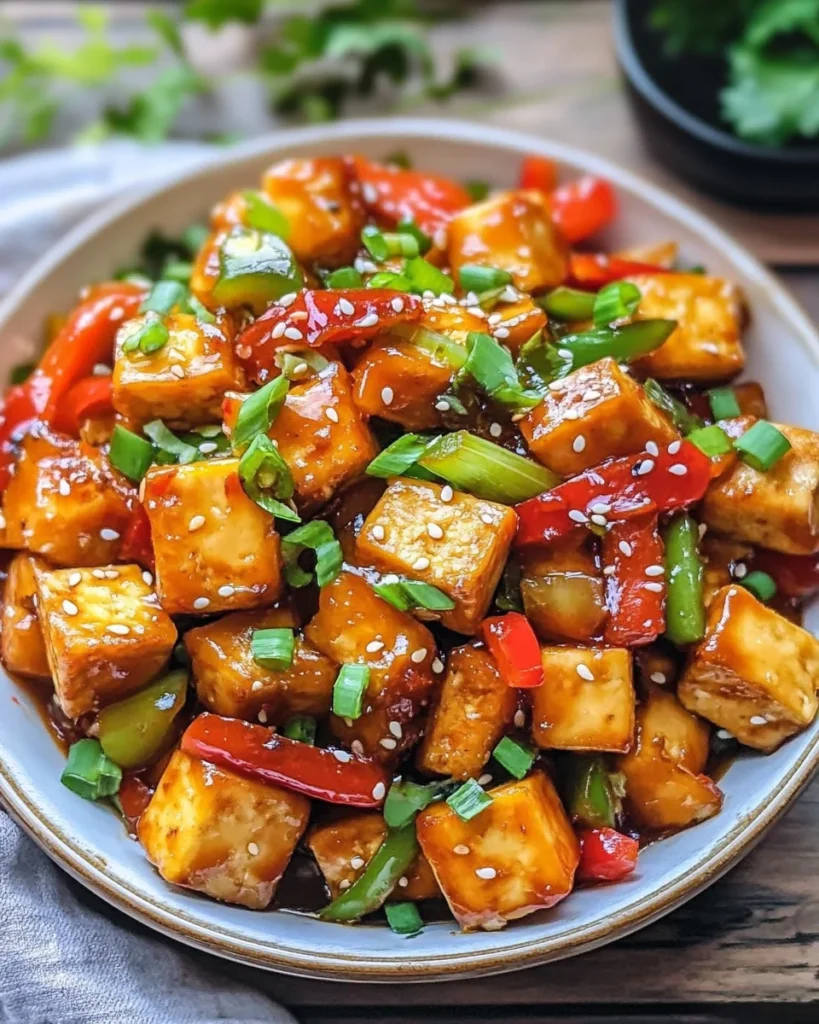 Vegan Pineapple Tofu