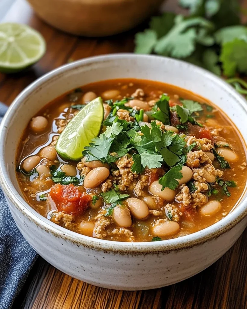 White Bean Turkey Chili