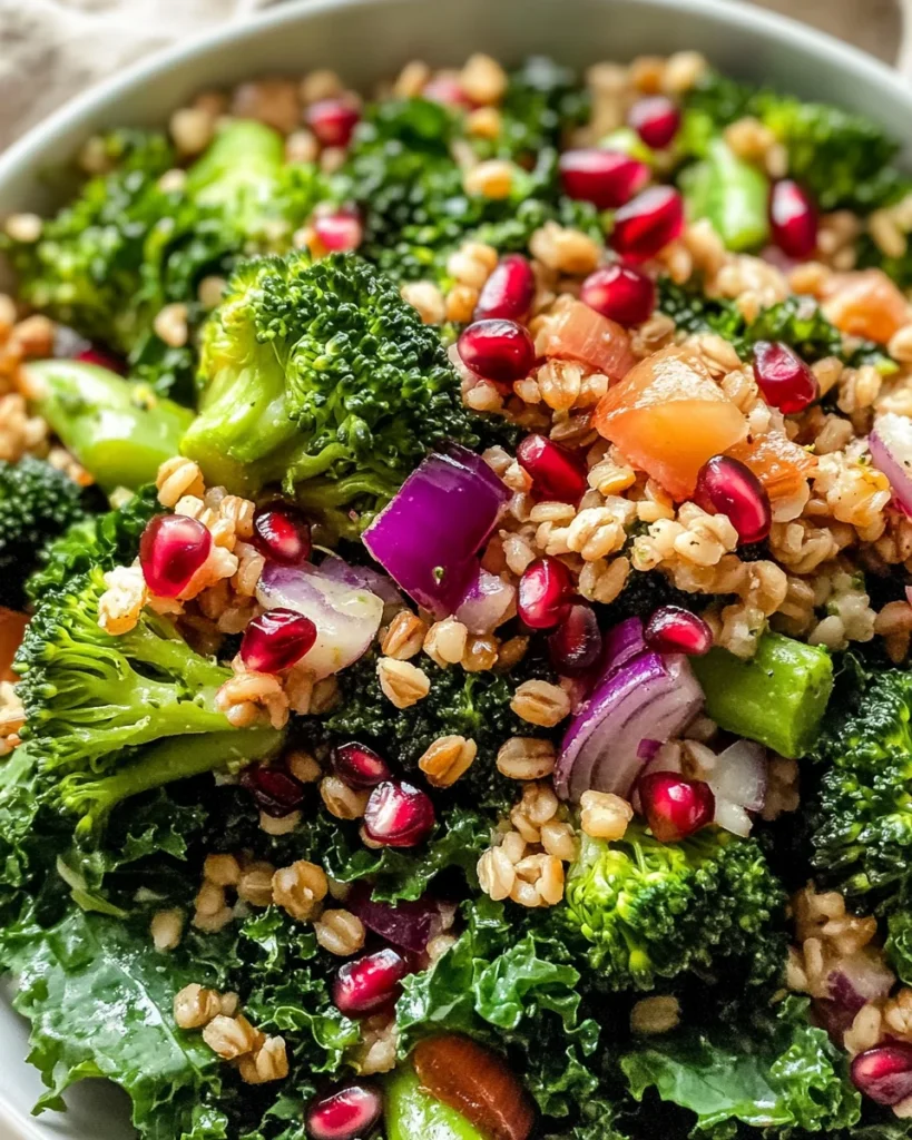 Winter Farro & Kale Salad