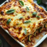 Zucchini Lasagna with Ground Turkey