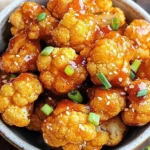 Air Fryer Honey Sriracha Cauliflower