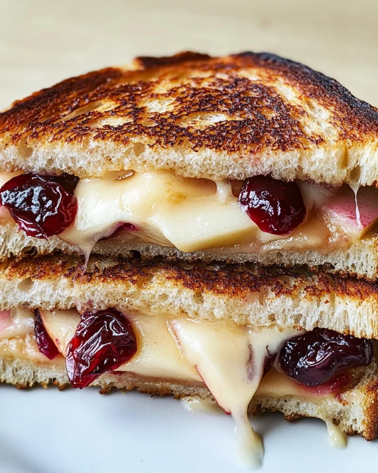 Apple and Cranberry Grilled Cheese