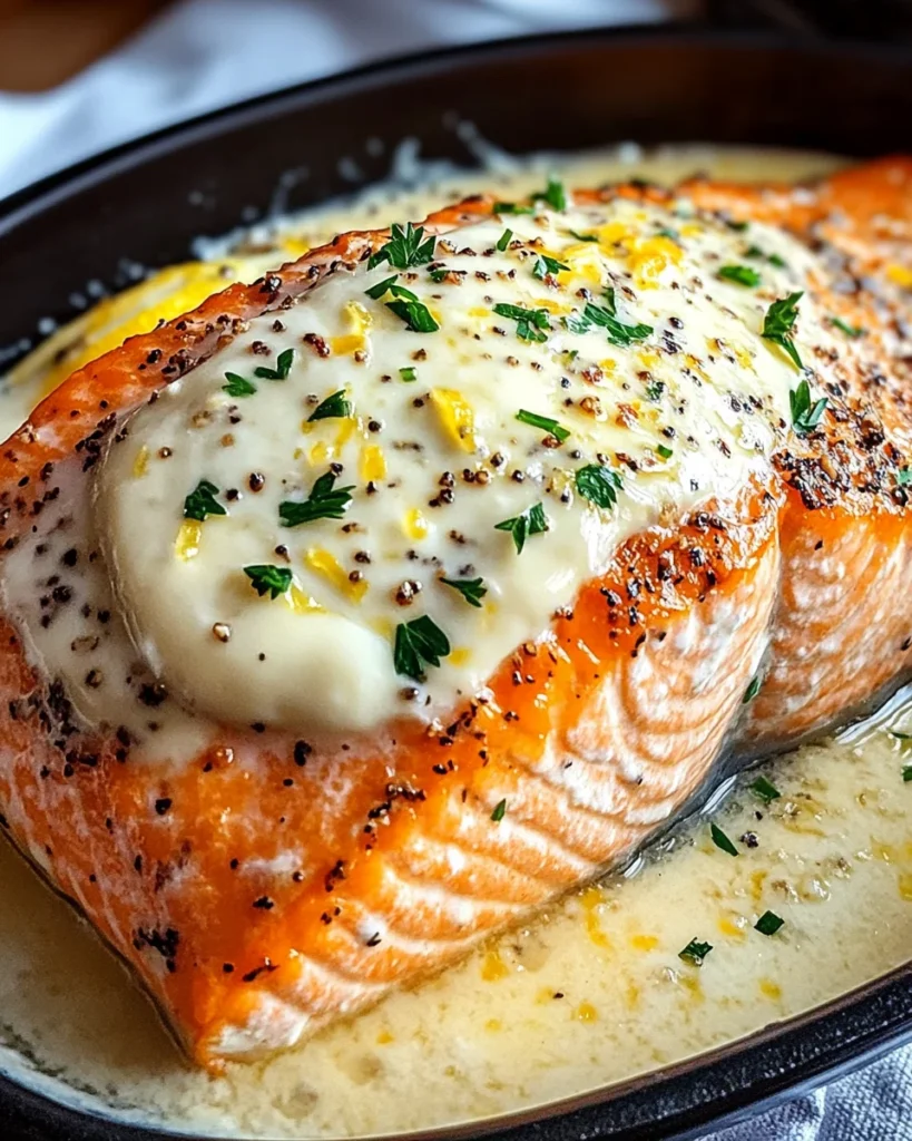 Baked Boursin Salmon – Creamy, Flavorful & Perfectly Baked