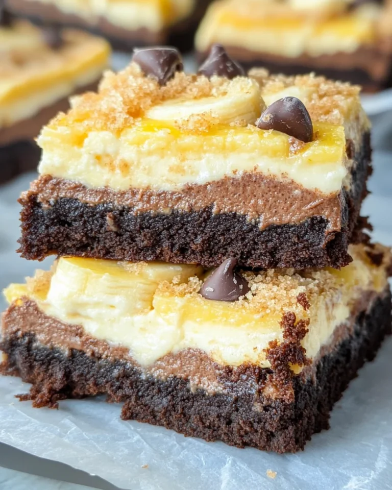 Banana Pudding Brownies